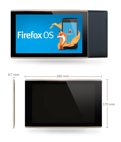 Küszöbön az első Firefox OS-t használó tablet