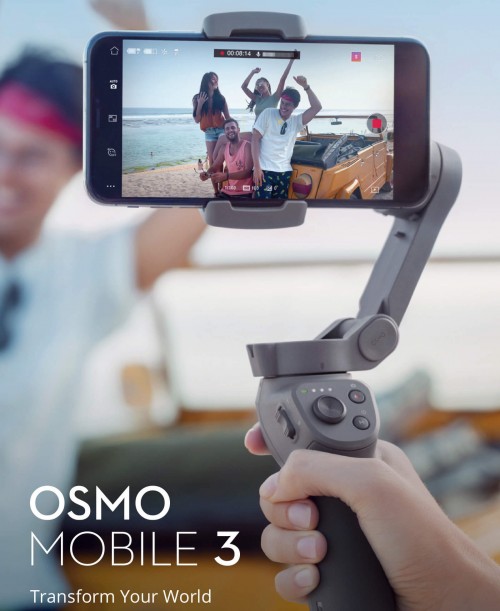 A DJI bemutatta az Osmo Mobile 3 összecsukható gimbalt