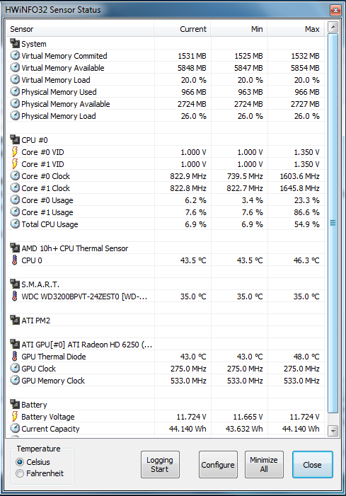 Lenovo IdeaPad G575 teszt