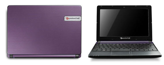 Az új Packard Bell dot s netbook