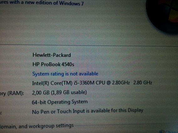 HP ProBook 4540s – Ivy Bridge
