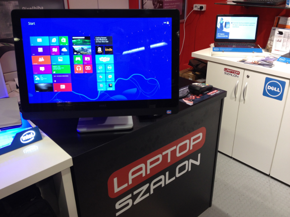 Dell XPS One 27 All-in-One kipróbálható a Laptopszalon Buda üzletében