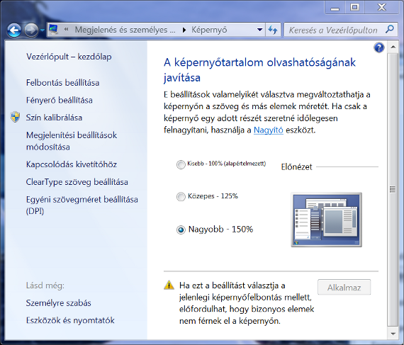 A laptop kijelzőkről nagy általánosságban