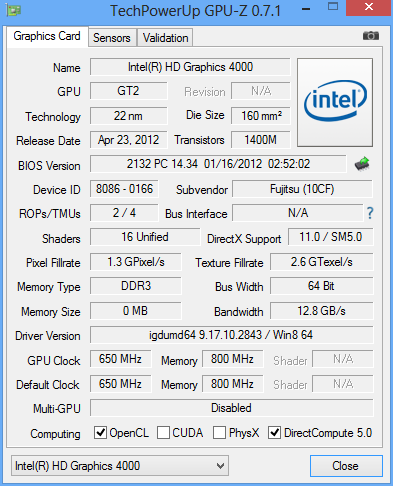 Fujitsu LifeBook AH552 teszt