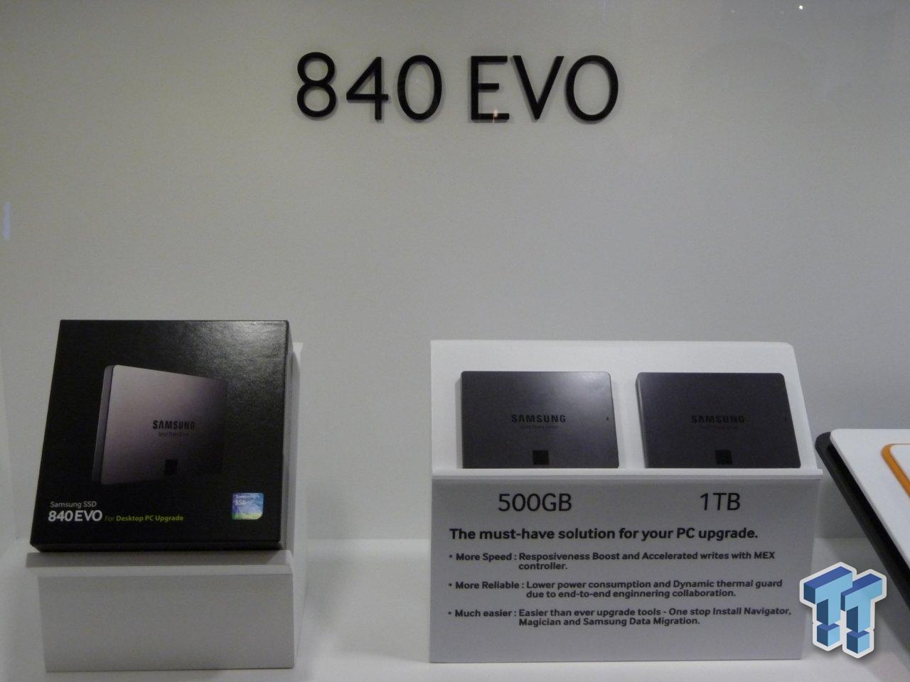 Samsung 840 EVO és NVMe SSD-k a porondon