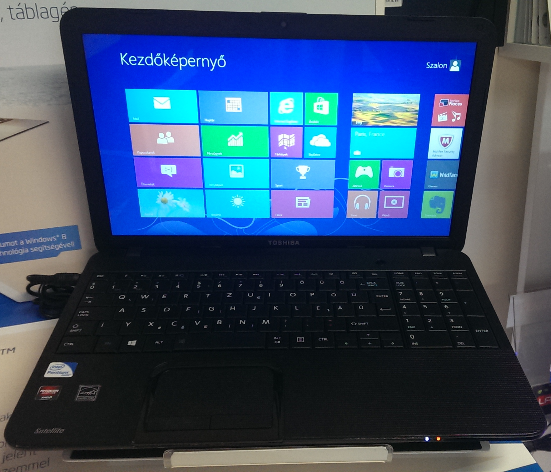 Toshiba Satellite C850 teszt