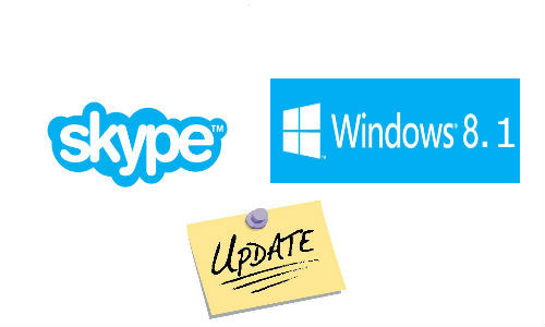 Windows 8.1 beépített Skype-al