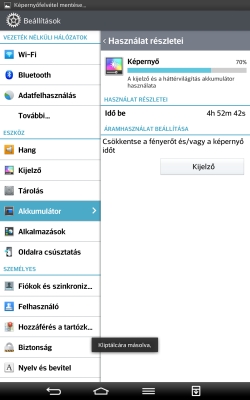LG G Pad 8.3 pillanatok: Ennyit bír