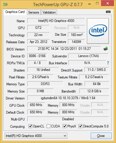 Lenovo Thinkpad Edge E531 teszt