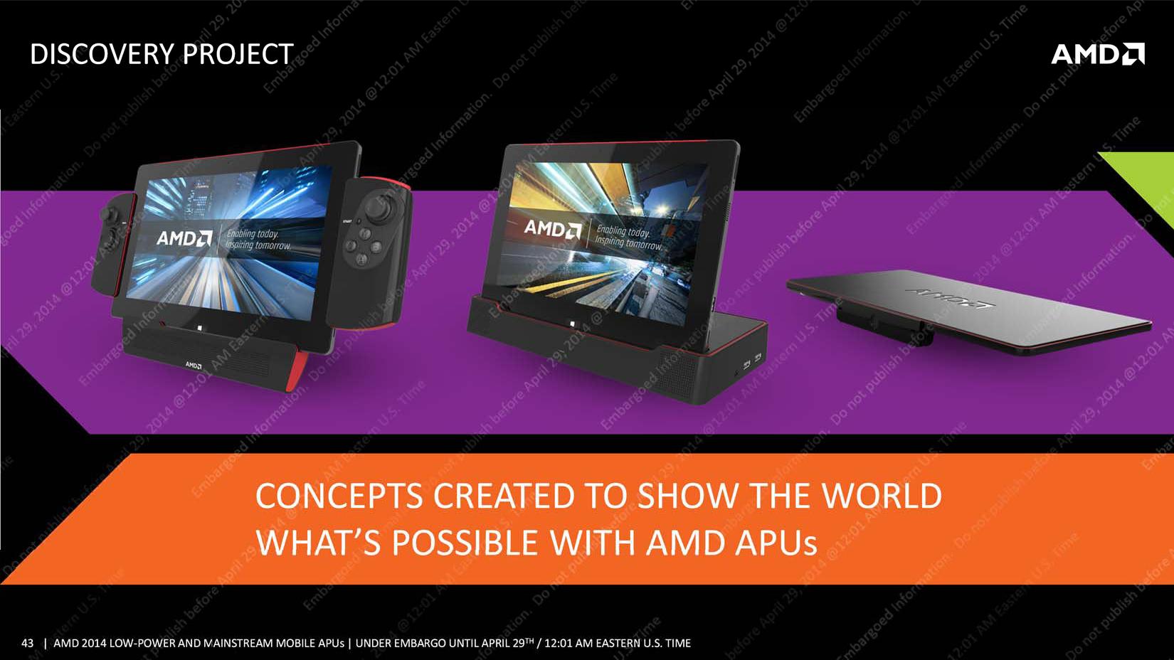 AMD Mullins és Beema - bemutatkoznak az új APU-k