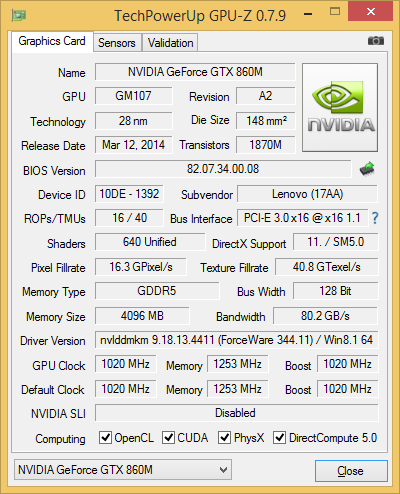 Lenovo IdeaPad Y50 teszt