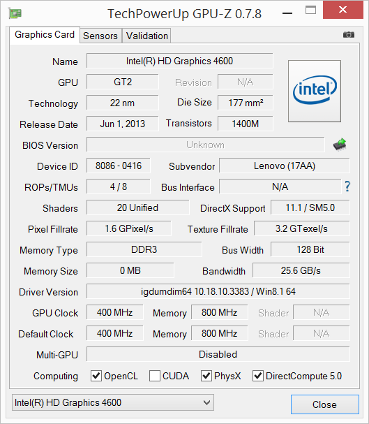 Lenovo IdeaPad Y50 teszt