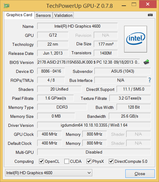 Asus N550 teszt