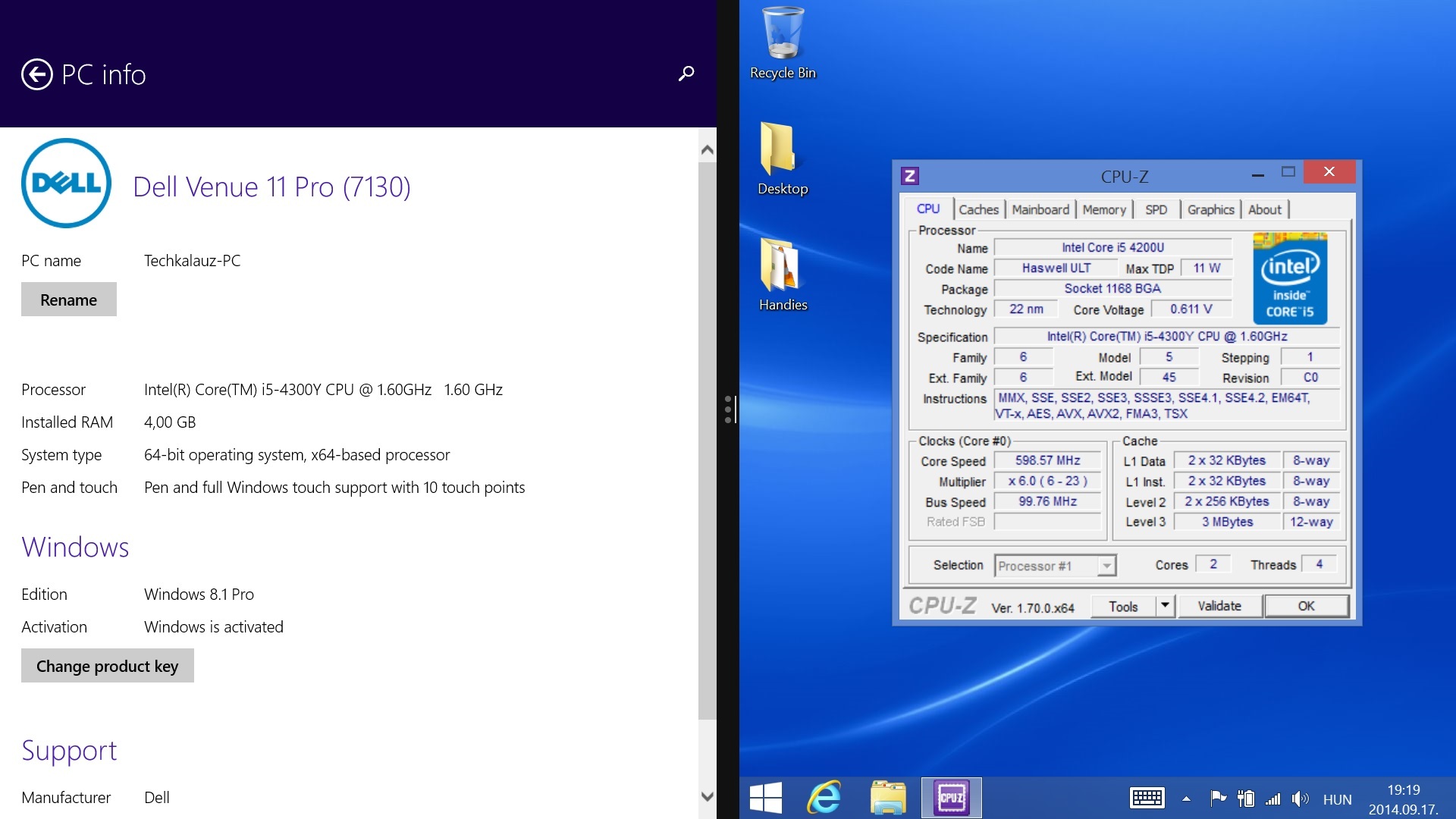 Dell Venue 11 Pro (7130) teszt