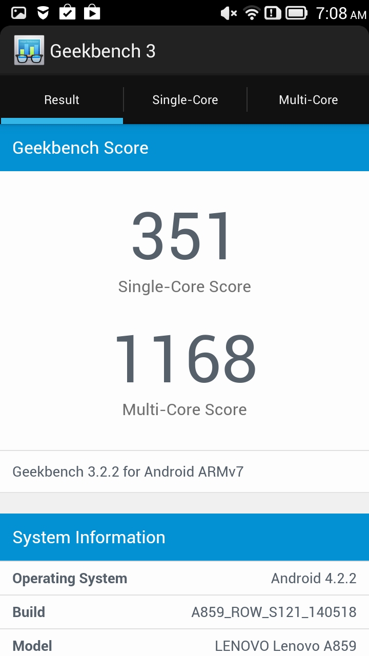 Lenovo A859 okostelefon teszt