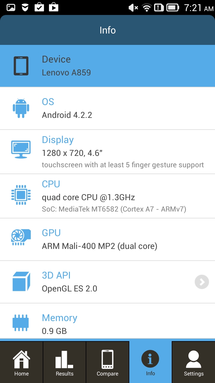 Lenovo A859 okostelefon teszt