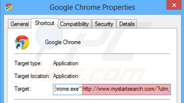 A mystartsearch.com eltávolítása