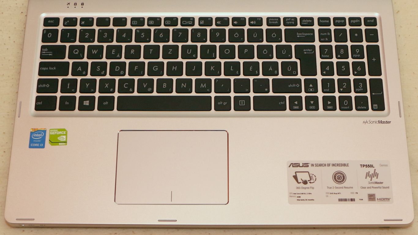Asus Transformer Flip TP550 teszt