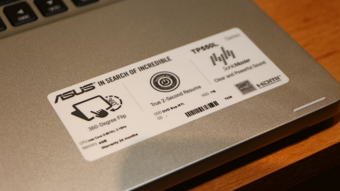 Asus Transformer Flip TP550 teszt
