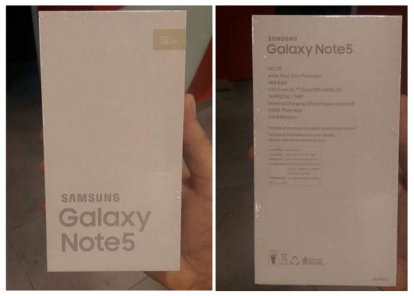 Újabb képek a Samsung Galaxy Note 5-ről