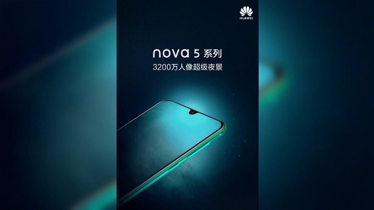 Pénteken mutatják be az új Huawei nova 5 modellt