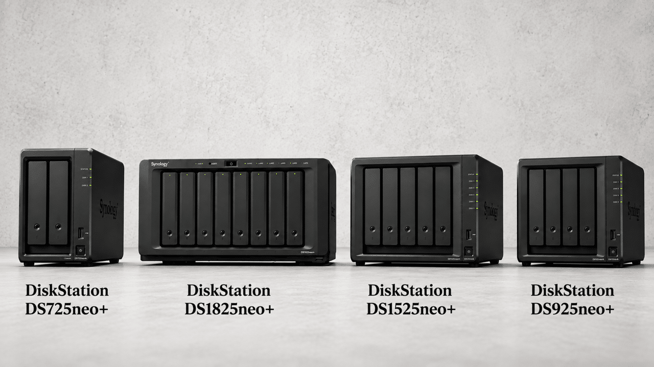 Synology DiskStation neo+: négy új NAS, olcsóbban