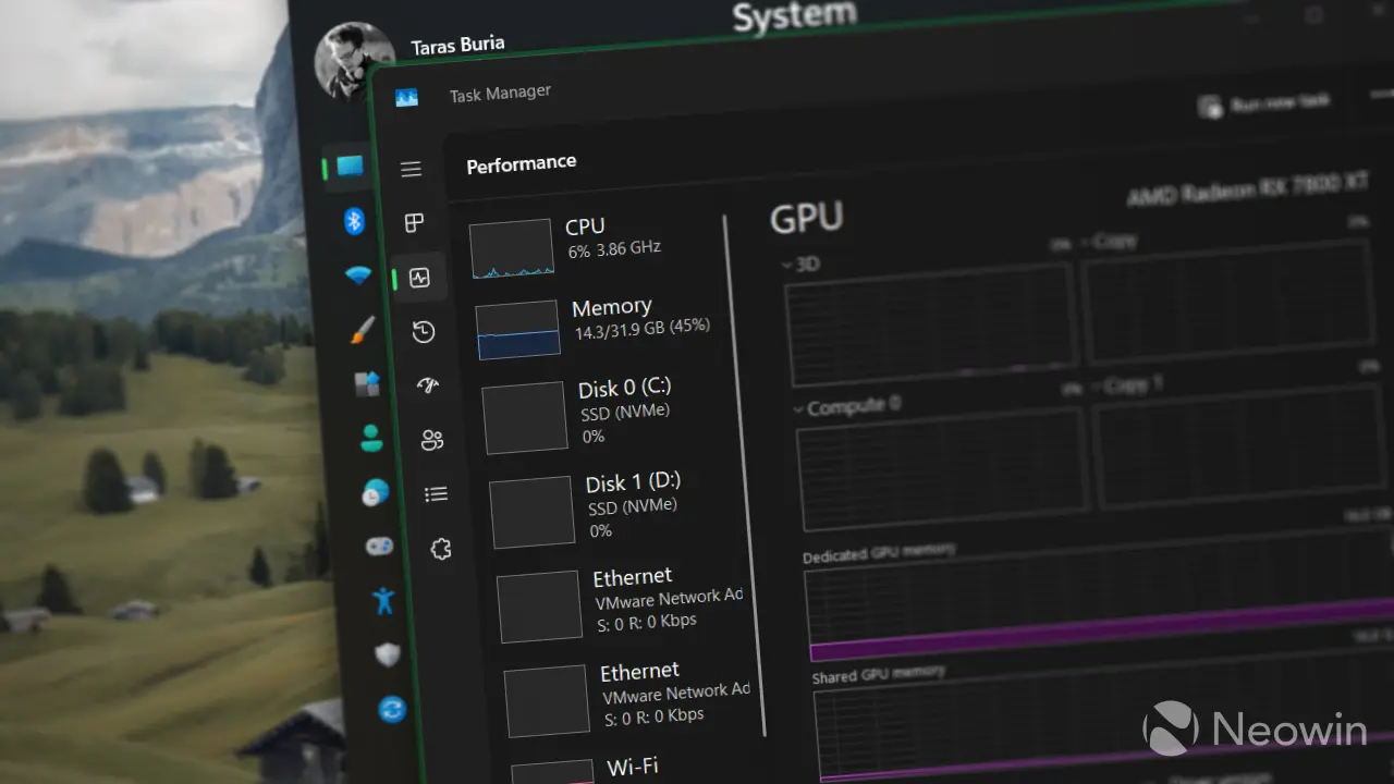 Windows 11 Feladatkezelő: NPU-figyelés AI-munkaterheléshez
