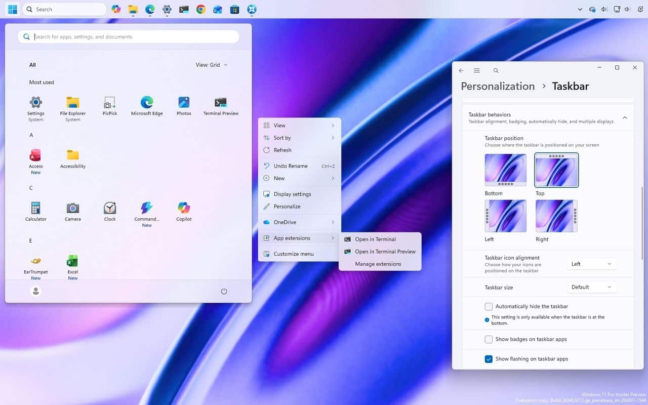 Windows 11 testreszabás: a Microsoft visszaadja az irányítást