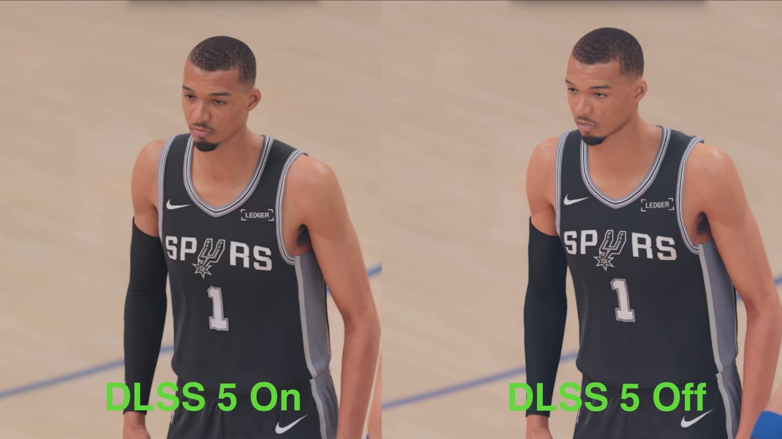 DLSS 5 az NBA 2K27-ben: finom részletek, brutális energiaigény