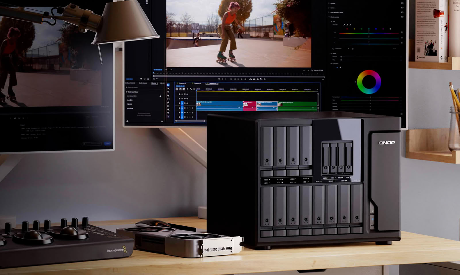 QNAP TVS-hx77AX: Ryzen 7000-es vállalati ZFS NAS