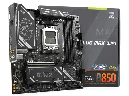 MSI MAG B850M Gaming Plus Max WiFi: PCIe 5.0 és Wi-Fi 7