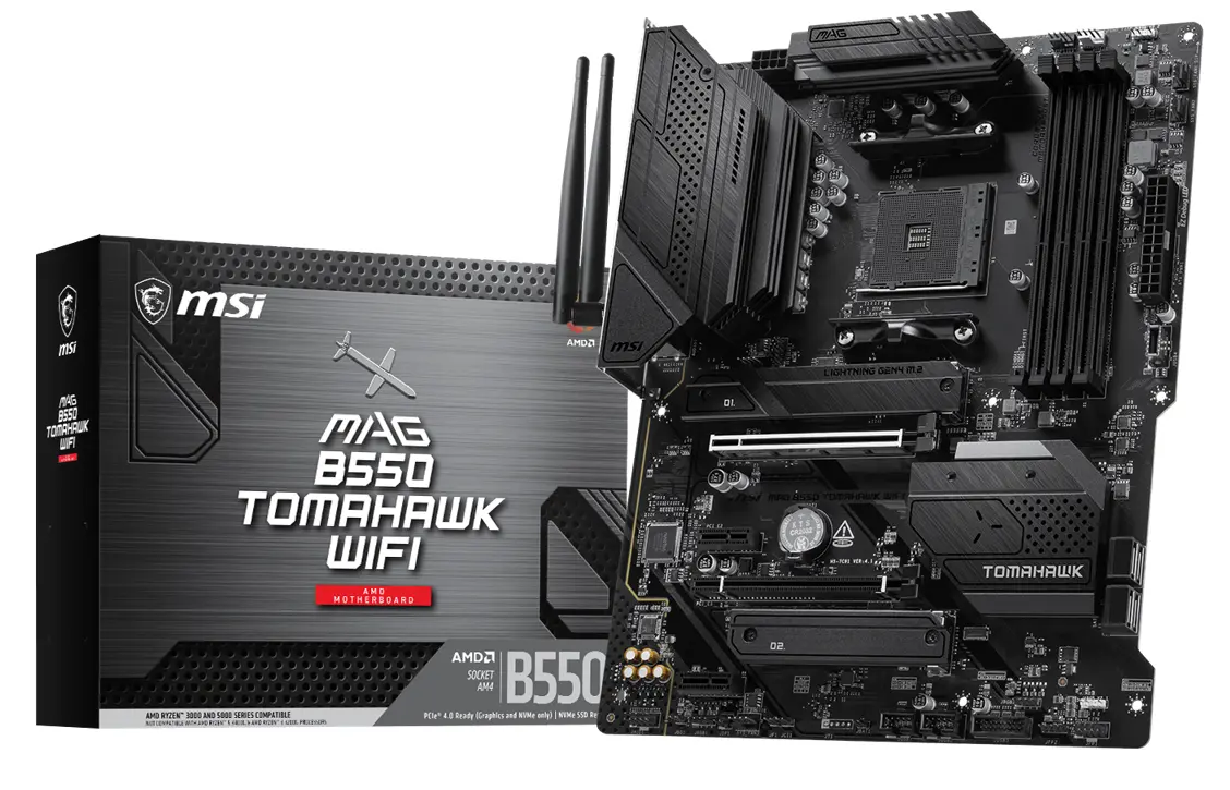 MSI MAG B550 TOMAHAWK WIFI: Wi-Fi 6E az AM4-re