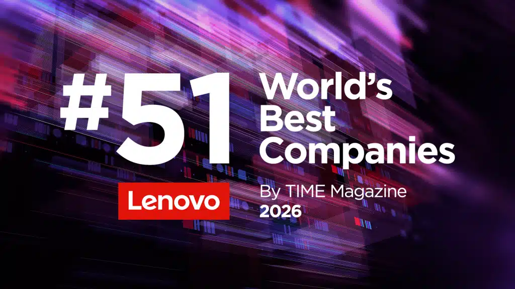 Lenovo az 51. helyen a TIME legjobb cégei közt