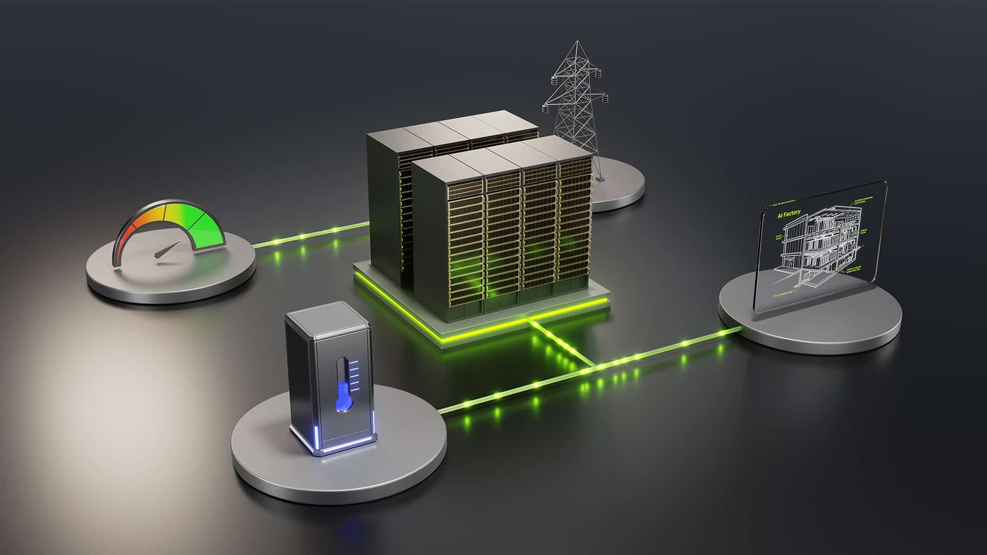 NVIDIA DSX: 24%-kal több AI teljesítmény ugyanannyi áramból