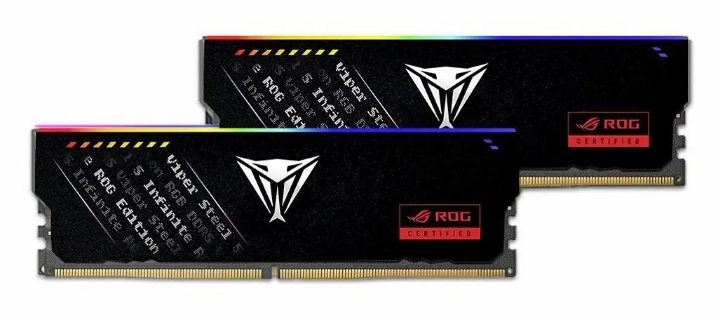 Patriot Viper Steel 5 DDR5: 7600 MT/s ASUS ROG kiadás