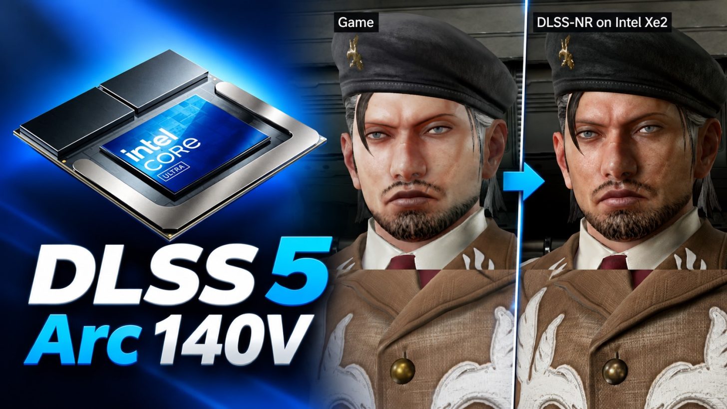 DLSS 5 Neural Rendering Intel Arc 140V-n: 3-5 FPS