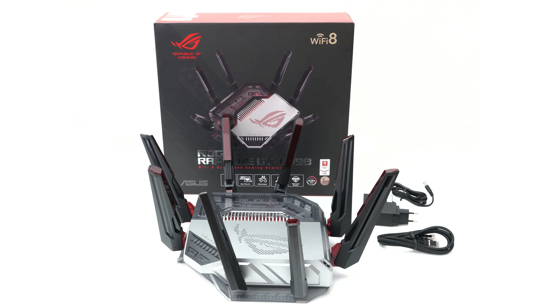 ASUS ROG Rapture GT-BN98: Wi-Fi 8 router teszten