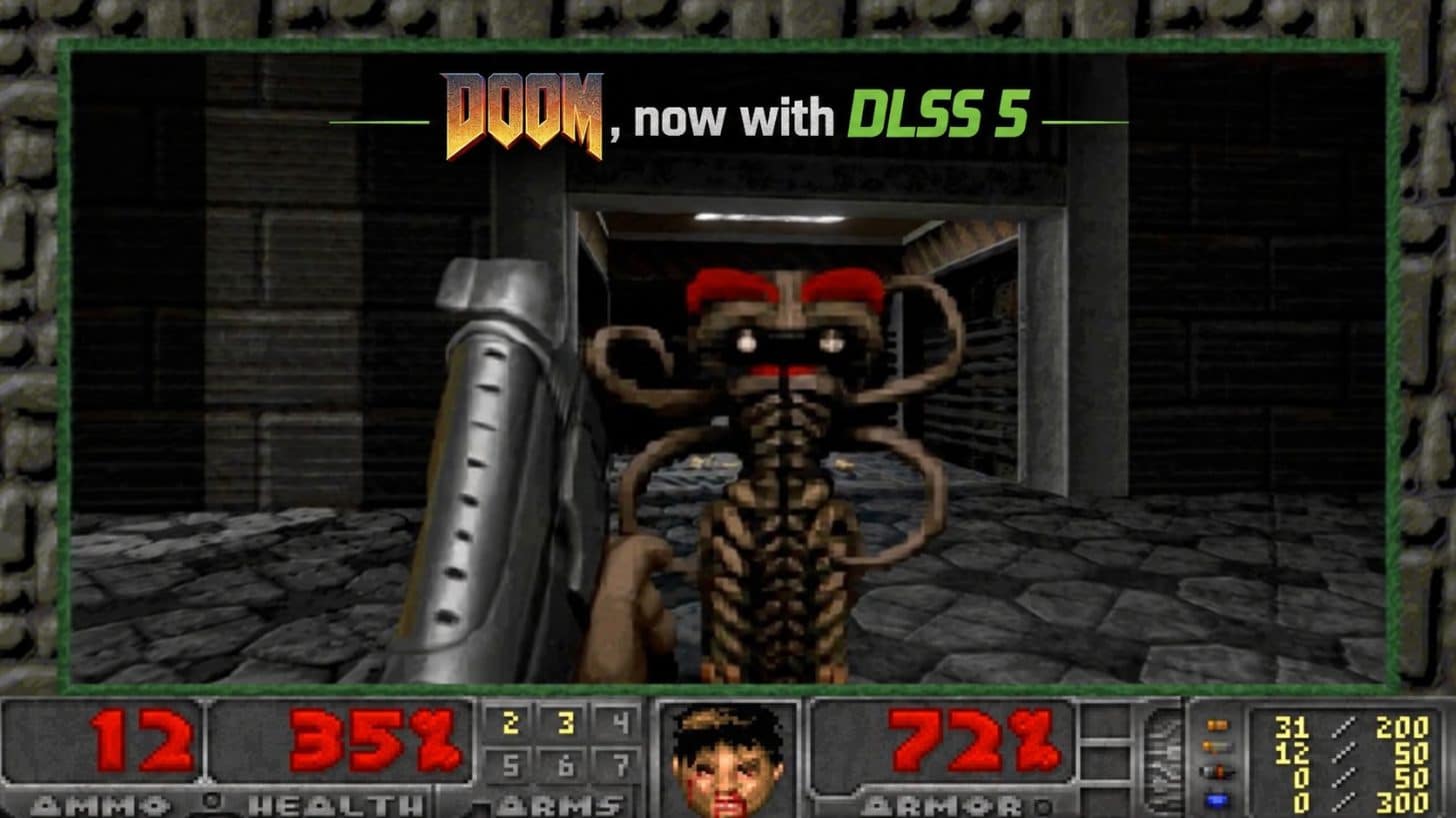 Az 1993-as DOOM DLSS 5 Neural Renderinggel fut