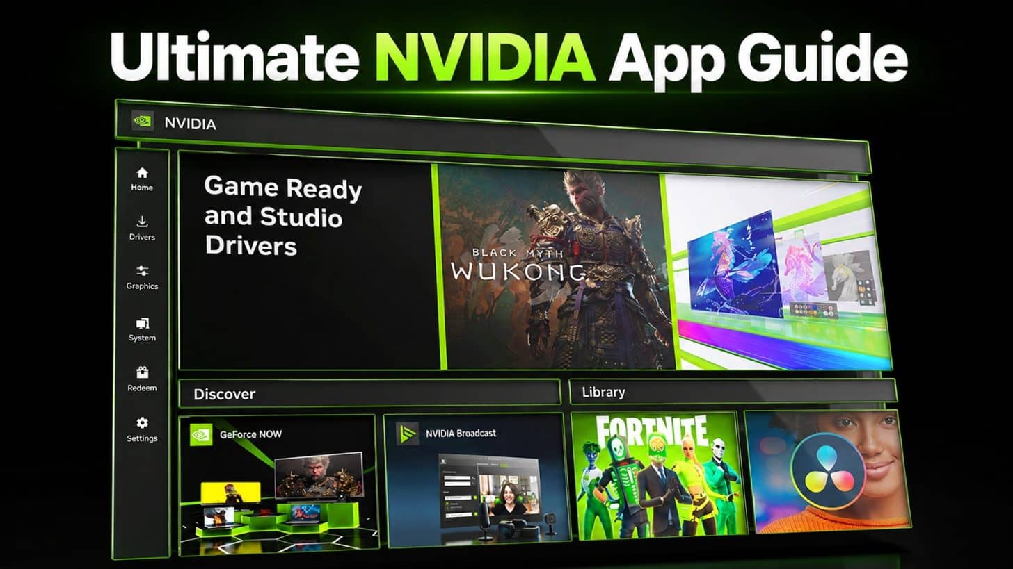 NVIDIA App: minden fontos beállítás egy helyen