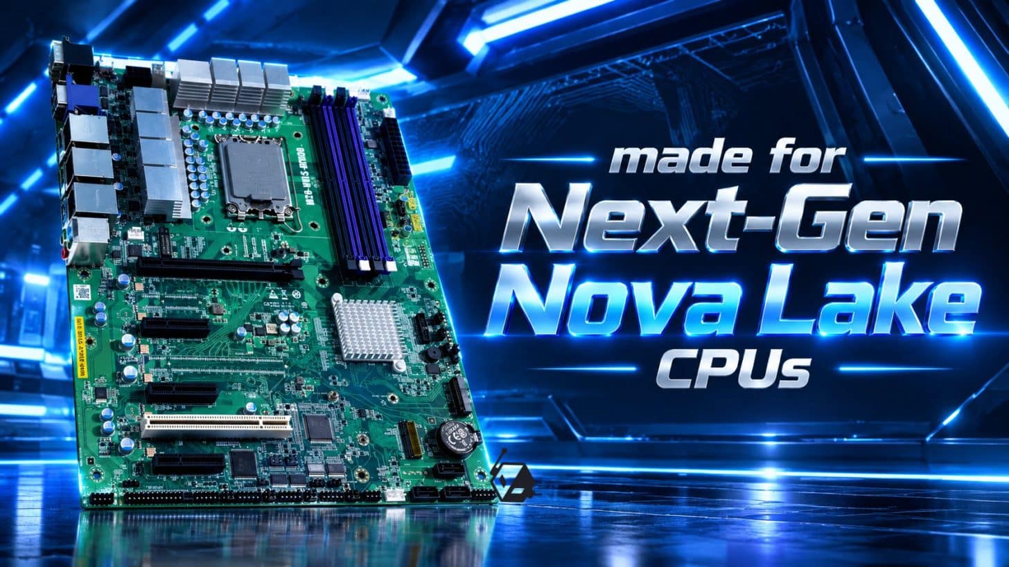 Intel Nova Lake-S alaplap: itt az első kép LGA 1954-ről